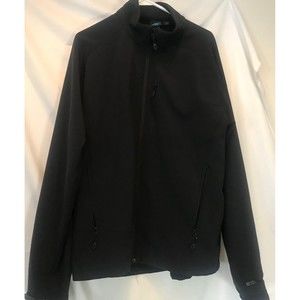 EASTERN MOUNTAIN SPORTS Endo therm Black Soft Shell Jacket men's size LARGE